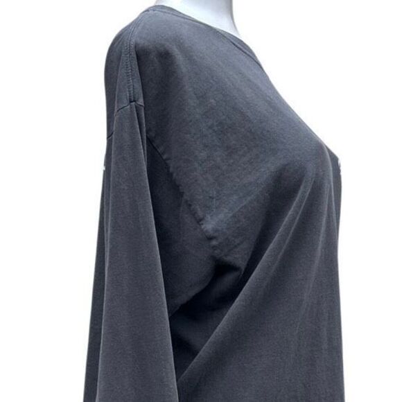 Siesta Key Top Long Sleeve Gray Shirt Large Unisex Comfort Colors Heavyweight - Picture 6 of 12